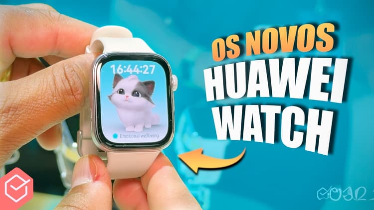 Youtube Video ADEUS APPLEWATCH! NOVOS Huawei Watch 5 e Fit 4 PRO //  até 10 DIAS DE BATERIA e DESIGN INCRÍVEL!