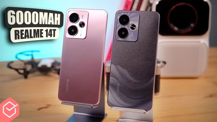 Youtube Video CHEGOU! NOVOS REALME 14 e 14T! // 6000mAh, IP69 e 45W de CARREGAMENTO já no BRASIL!