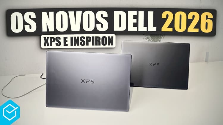 Youtube Video NOVOS NOTEBOOKS DELL para 2026! // XPS e INSPIRON