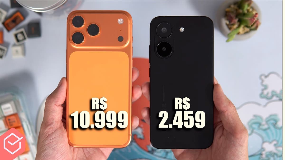 POCO X8 PRO vs. iPhone 17 PRO MAX // MAIS BATERIA, CARREGADOR e CONSTRUÇÃO por 4x MENOS!?