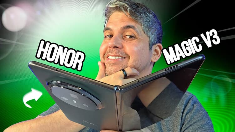Youtube Video O Segredo do HONOR Magic V3 É o MELHOR Celular Dobrável de 2025?