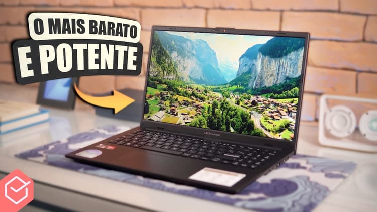 Youtube Video O NOTEBOOK mais BARATO e POTENTE que RECOMENDAMOS! // Vivobook GO 15 E1504 com RYZEN 5 7520U