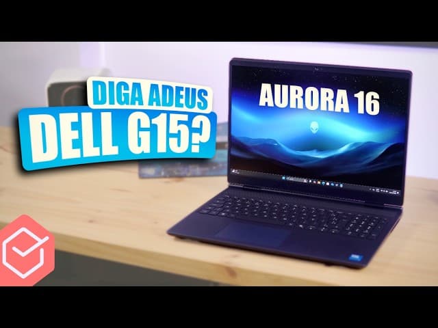 Youtube Video ALIENWARE AURORA 16 // o NOTEBOOK de ENTRADA com RTX4050! ANÁLISE!