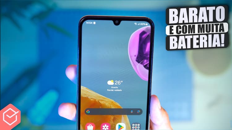 Youtube Video Melhor até R$1000! GALAXY M15 é o CELULAR MAIS BARATO com BATERIA DE 6000mAh!