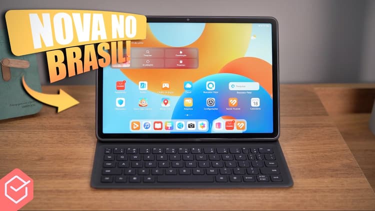 Youtube Video CHEGOU!! TABLET HUAWEI MATEPAD 11.5 // vai desbancar o S6 LITE com TELA 120hz e 128GB?!