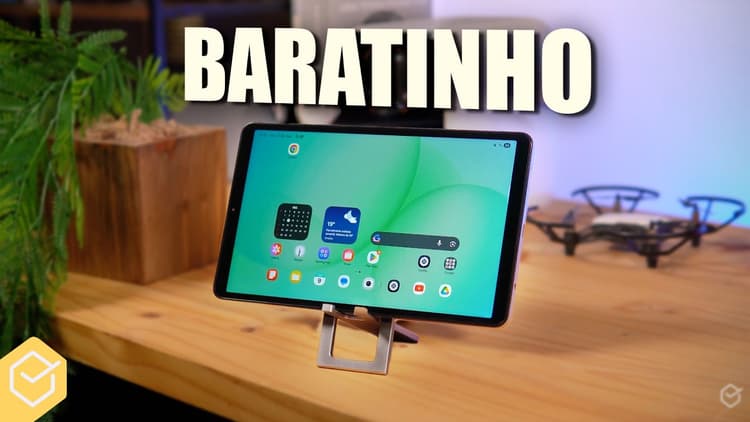 Youtube Video NOVO GALAXY TAB A11 // o TABLET BARATINHO da SAMSUNG (A9) foi ATUALIZADO! 🔥ANÁLISE COMPLETA!