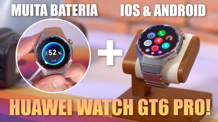Youtube Video 14 DIAS com o RELÓGIO MAIS COMPLETO e COM MAIOR BATERIA do SEGMENTO !! // HUAWEI WATCH GT6 PRO