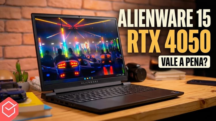 Youtube Video NOVO ALIENWARE 15 com RTX4050! finalmente um MODELO MAIS BONITO e BARATO para SUBSTITUIR o DELL G15!