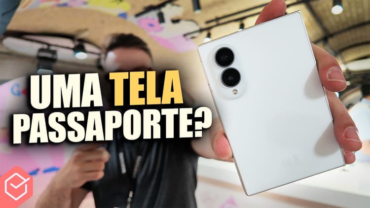 Youtube Video NOVO GALAXY Z FOLD 8 // esse FORMATO está INCRÍVEL!