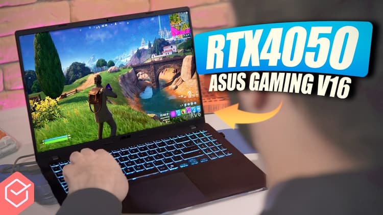 Youtube Video NOVO NOTEBOOK GAMER BARATO e FINO! // ASUS GAMING V16 com RTX4050! ANÁLISE
