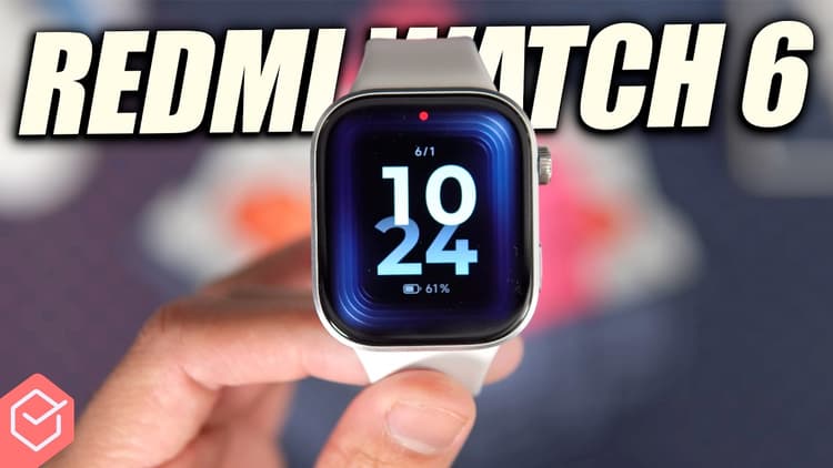 Youtube Video NOVO REDMI WATCH 6 // o COMPLETO que CUSTA POUCO! AMOLED 2000NITS, GPS e MUITA BATERIA!