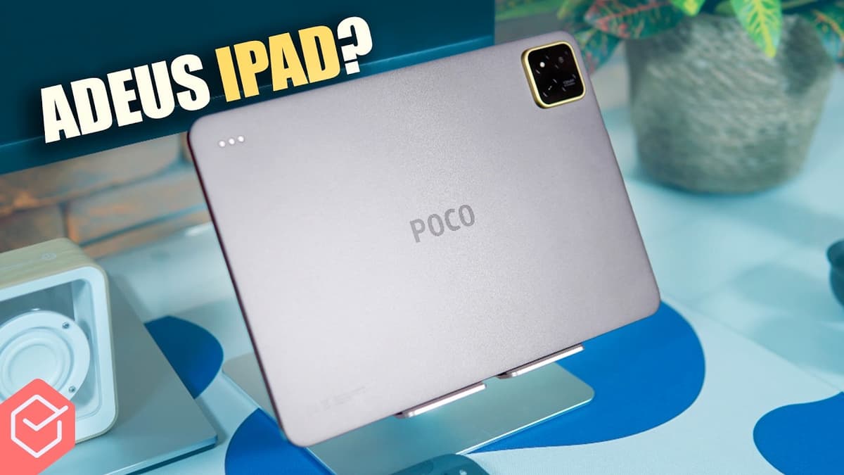 ADEUS IPAD? POCO PAD X1 é um TABLET POTENTE com TELA 3.2K 144HZ e DOLBY ATMOS!