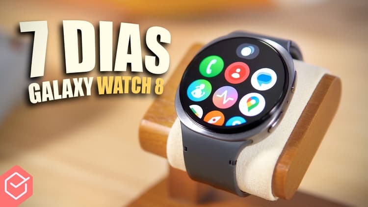 Youtube Video NOVO GALAXY WATCH 8 // opinião SINCERA após 🔥 7 DIAS USANDO esse SMARTWATCH custo benefício!