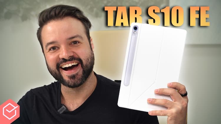 Youtube Video NOVO GALAXY TAB S10 FE // o TABLET mais VENDIDO foi ATUALIZADO!! Primeiras Impressões