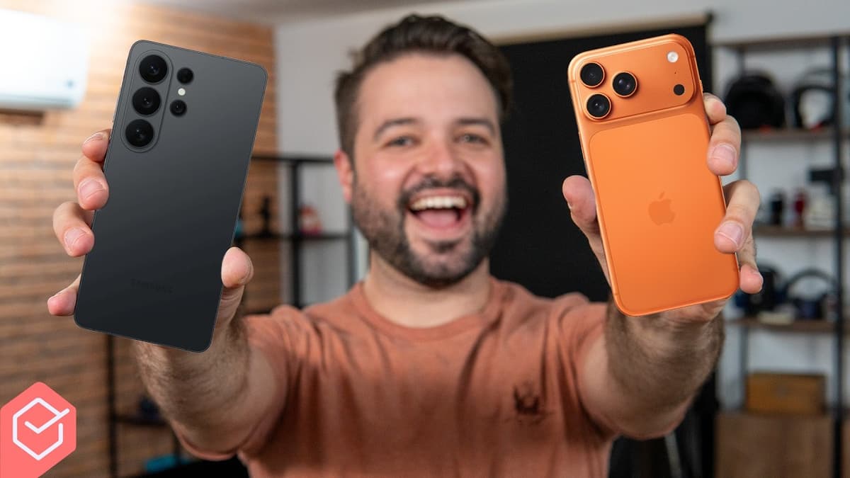 GALAXY S26 ULTRA vs. IPHONE 17 PRO MAX // qual é REALMENTE o MELHOR!? COMPARATIVO!