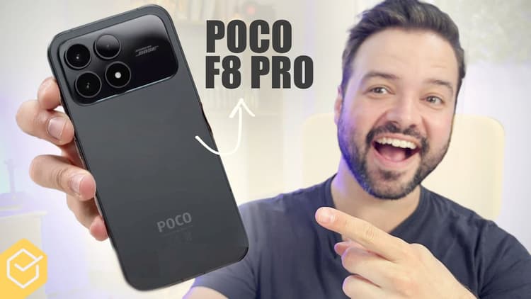 Youtube Video COMPREI o POCO F8 PRO! // Promete ser o MELHOR XIAOMI perto dos R$3000!? Unboxing