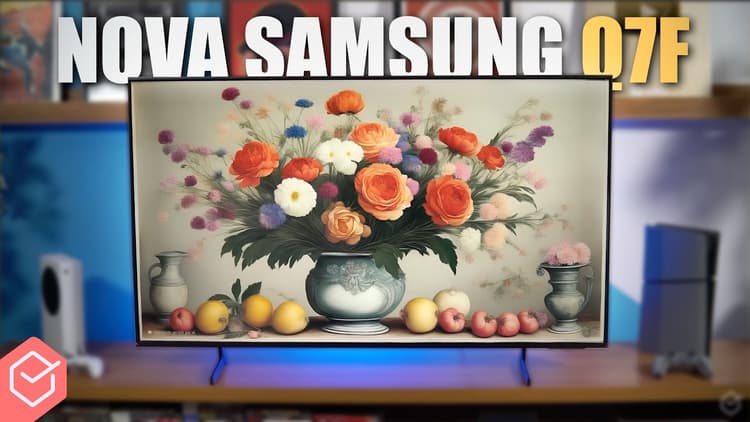 Youtube Video NOVA TV 4K SAMSUNG QLED Q7F //🔥 mudou MUITO da Q60D!?