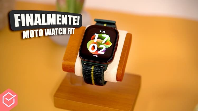 Youtube Video FINALMENTE um SMARTWATCH da MOTOROLA! MOTO WATCH FIT // TELA OLED e ATÉ 16 dias de BATERIA!